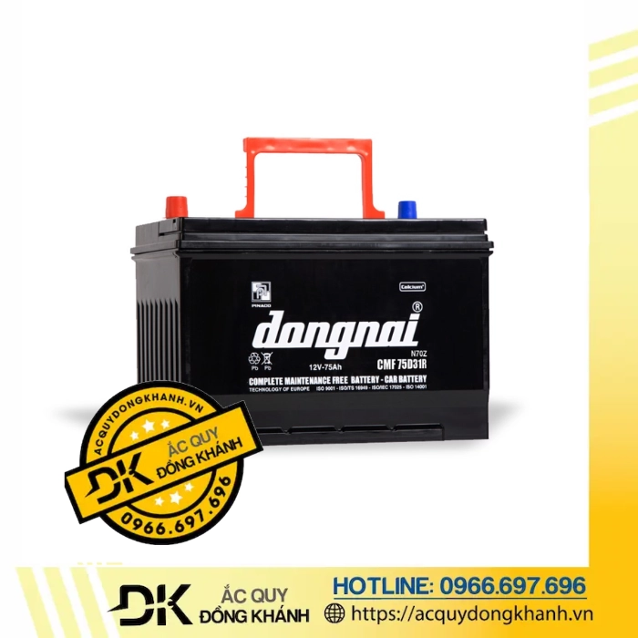 Ắc Quy Đồng Nai CMF 75D31R 12V - 75AH