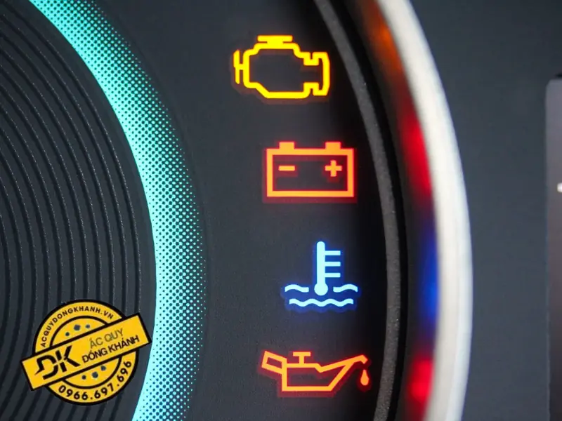 Ý nghĩa của đèn cảnh báo nhiệt độ nước làm mát màu xanh