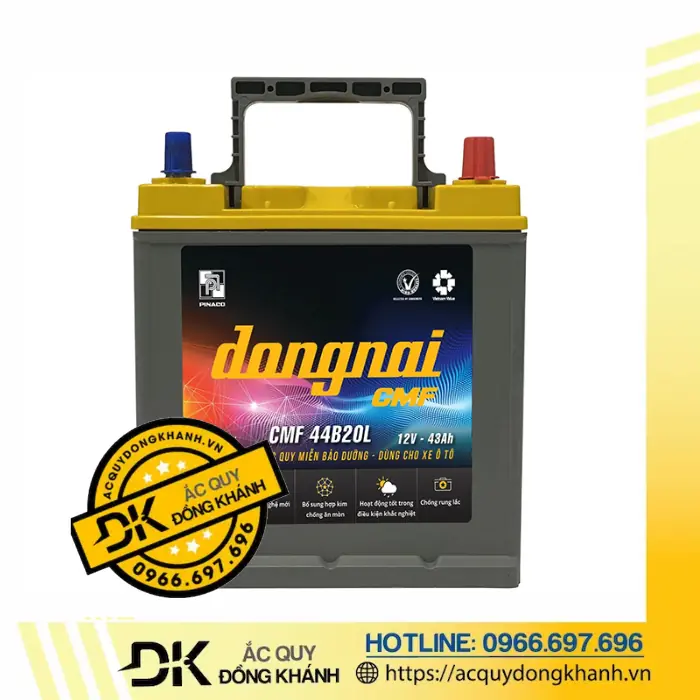 Điểm mạnh của ắc quy Đồng Nai 12V 43Ah CMF 44B20L