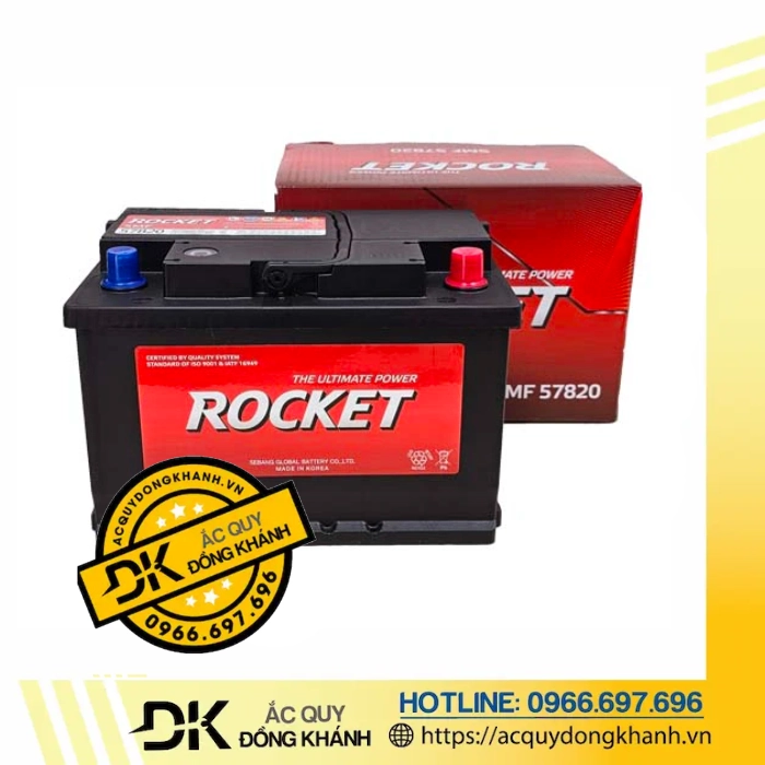 Ắc Quy Rocket SMF 57820 12V 78AH