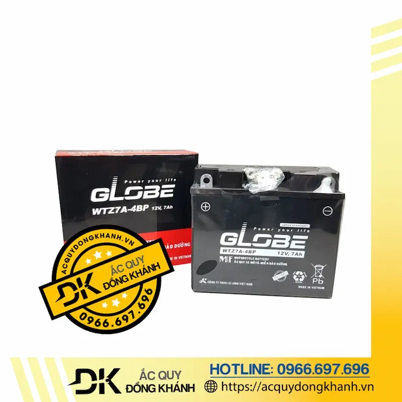 Một số loại ắc quy được sử dụng phổ biến cho xe máy