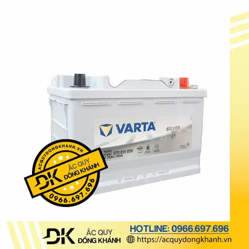 Tổng quan về acquy Varta AGM LN3 5700106 12V 70Ah