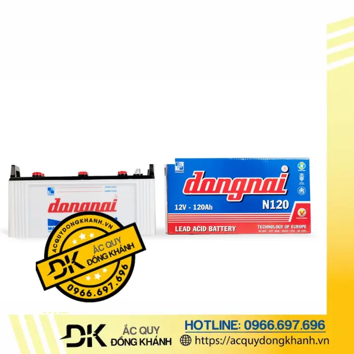 Thông số kỹ thuật chi tiết của ắc quy Đồng Nai 112V120 Ah N120 