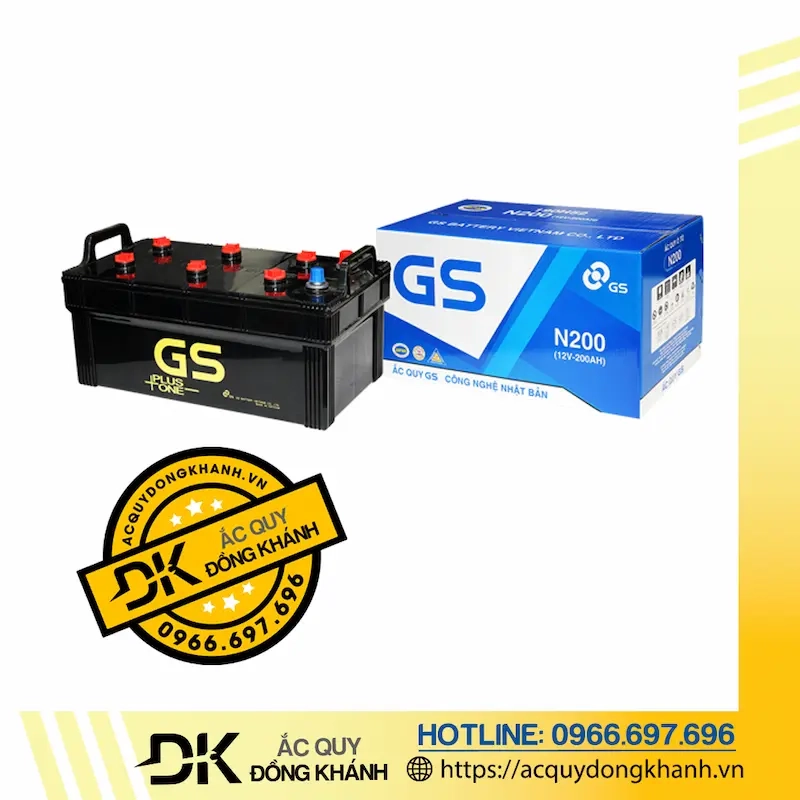 phân biệt ắc quy gs thật và giả