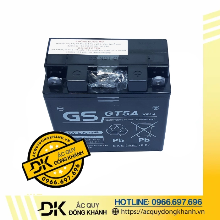 Ắc Quy GS 12V 5Ah MF GT5A