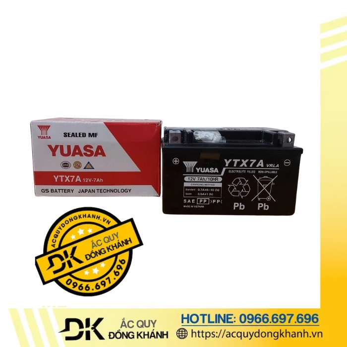 Ắc Quy GS YTX7A 12V 7Ah