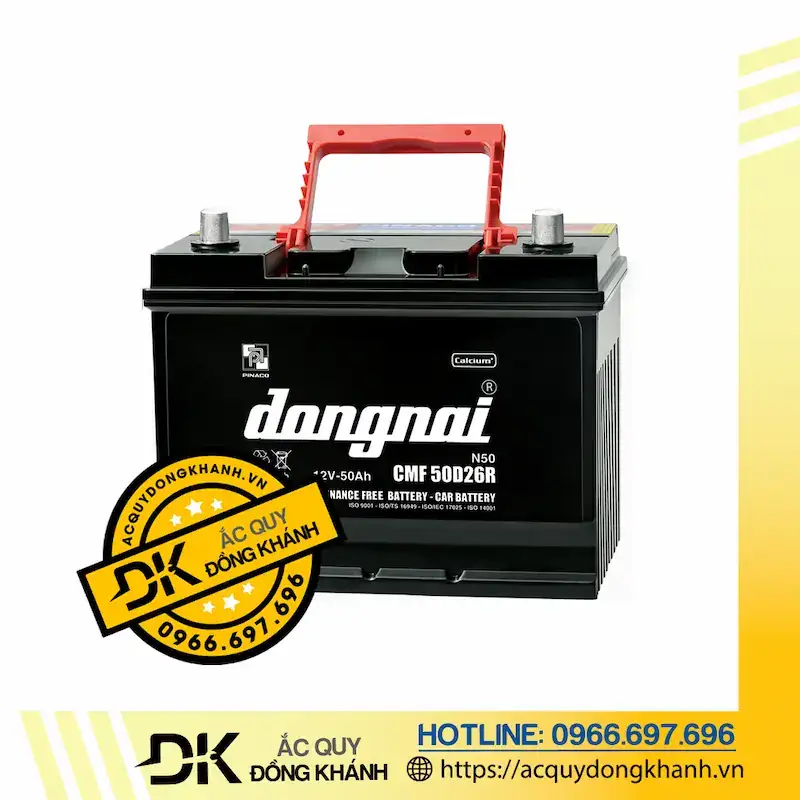 Tổng quan về ắc quy Đồng Nai CMF 50D26R 12V 45Ah