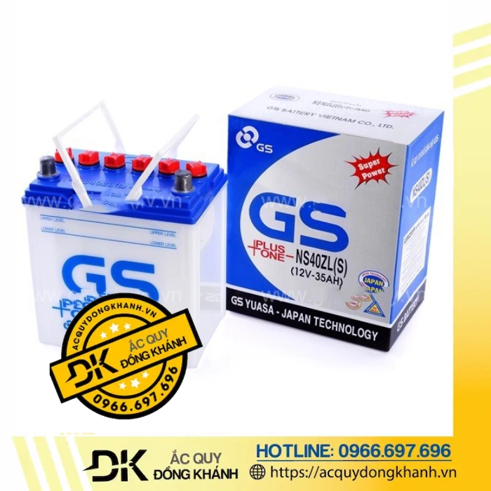 Ắc Quy GS NS40ZLS 12V 35Ah