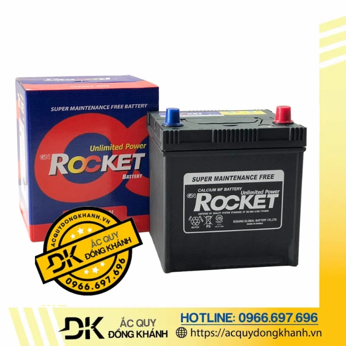 Ắc Quy Rocket 50AH 12V SMF 50D20L