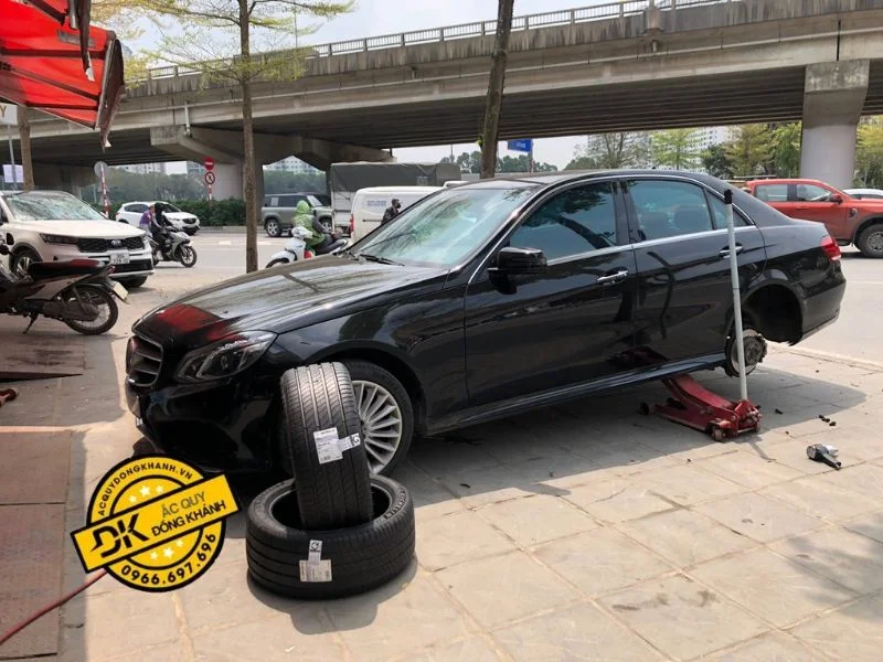 đố lốp xe mercedes - benz e250