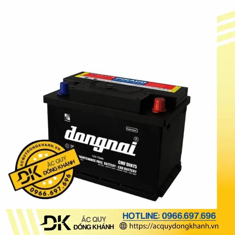 So sánh ắc quy Đồng Nai CMF DIN75 với các loại ắc quy khác