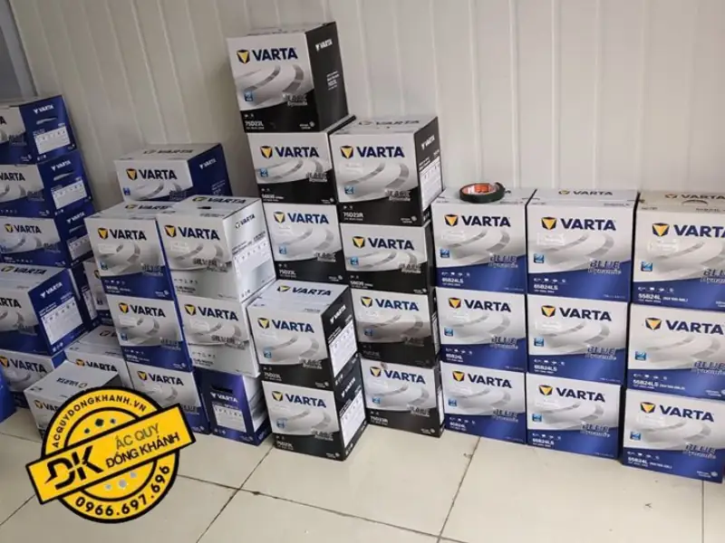 Mua acquy Varta 80Ah 12V 58014 DIN80 chính hãng tại Ắc Quy Đồng Khánh