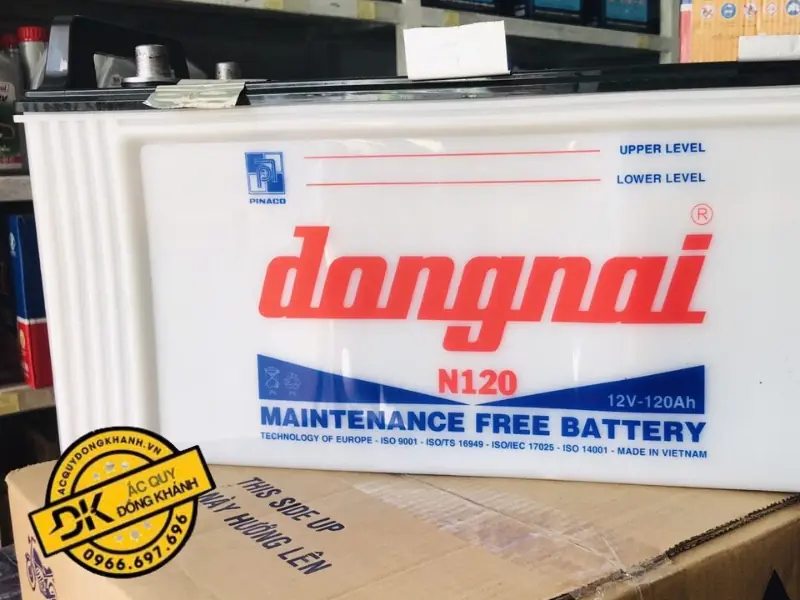 Hướng dẫn sử dụng và bảo quản acquy Đồng Nai 12V 120Ah N120 