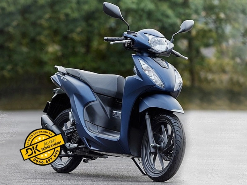 Ắc quy xe Vision đời mới sẽ nằm ở vị trí gác chân