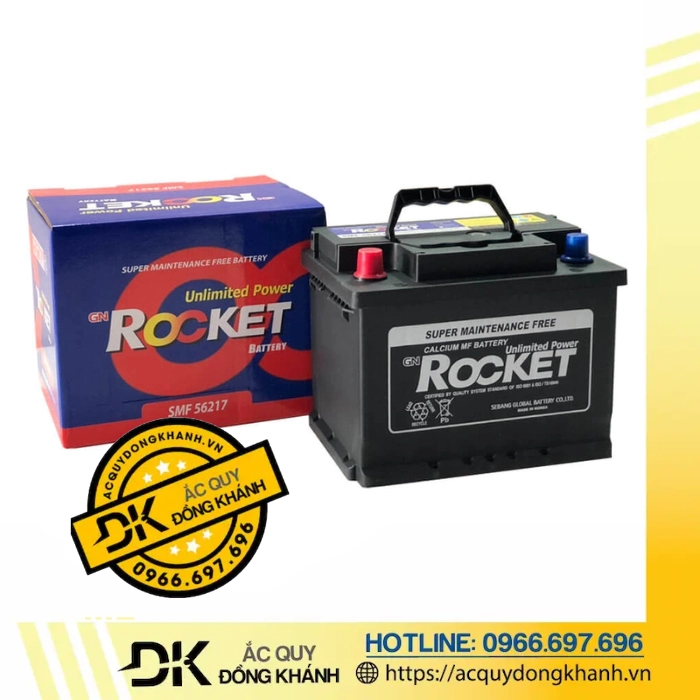 Ắc Quy ROCKET SMF 56217 12V 62AH