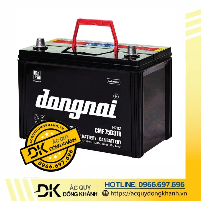 Ắc Quy Đồng Nai CMF 75D31R 12V - 75AH