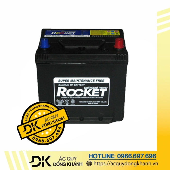 Bình Ắc Quy ROCKET 65Ah 12V SMF 75D23L
