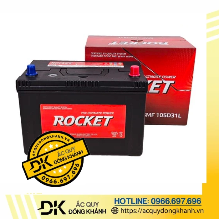 Ắc Quy Rocket SMF 105D31L 12V 94AH
