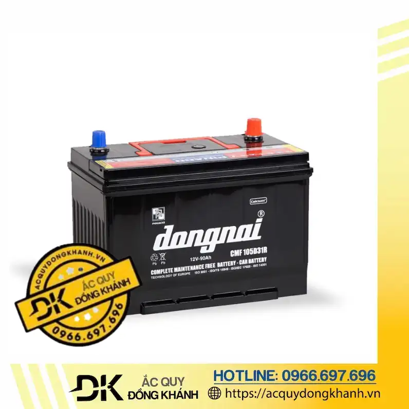 Ưu điểm nổi bật của ắc quy EXTRA CMF 105D31R Đồng Nai 12V 90Ah