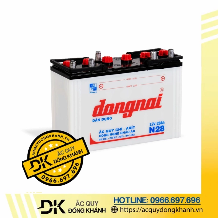 Ắc Quy Đồng Nai N28 12V 28Ah