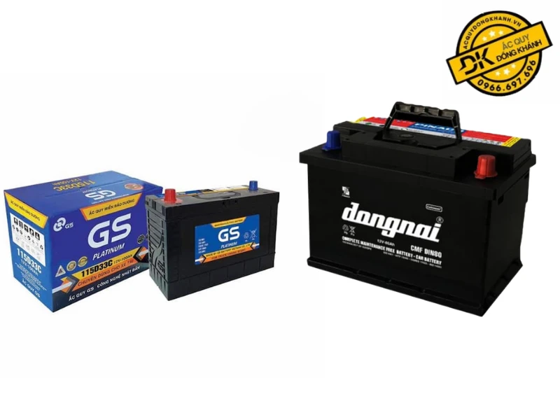 #1 [So Sánh] Ắc quy GS và ắc quy Đồng Nai loại nào tốt nhất?