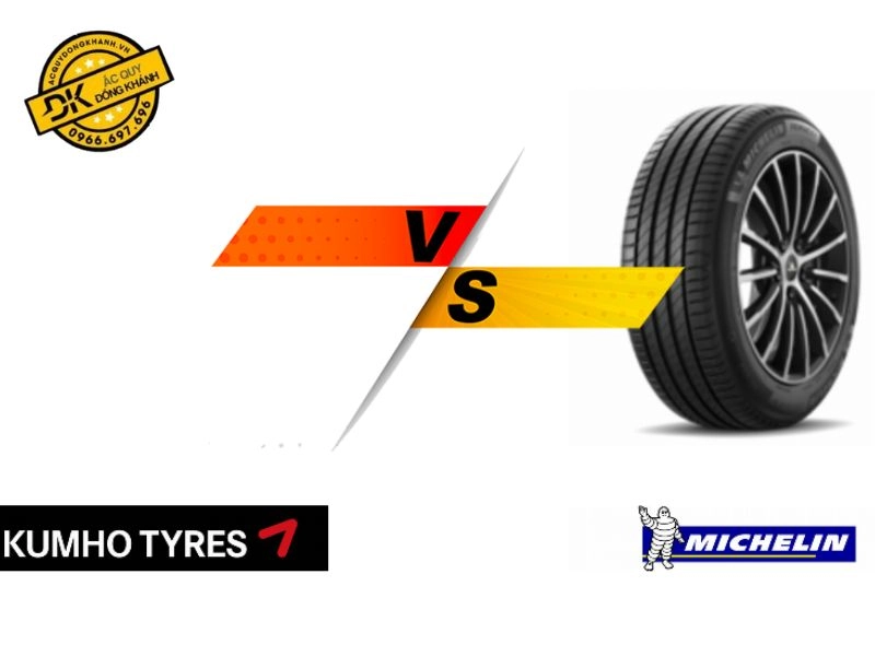 so sánh lốp kumho và michelin