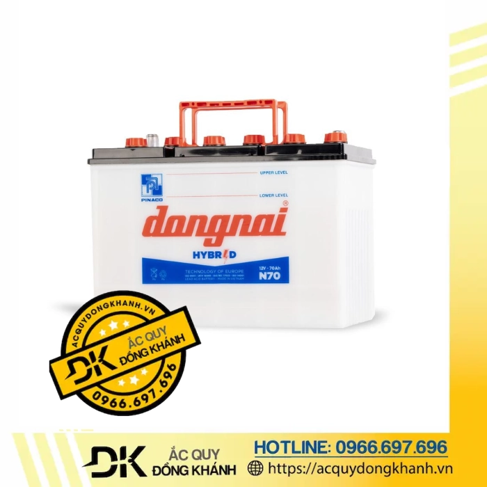 ​​​​​​​Ắc Quy Đồng Nai 70AH 12V N70