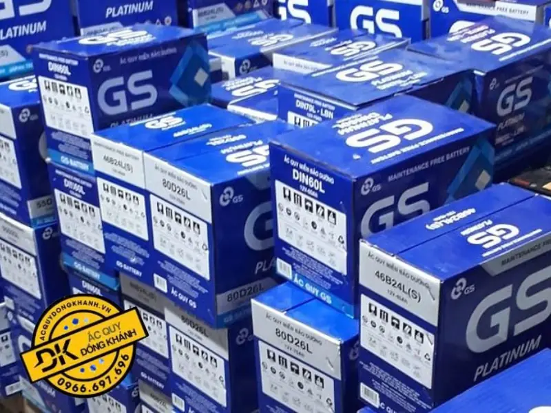 Lợi ích vượt trội khi sử dụng ắc quy GS MF 44B19R 12V 40Ah