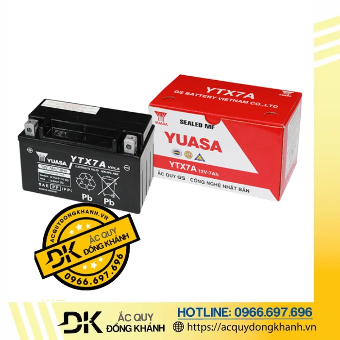Ắc Quy GS YTX7A 12V 7Ah