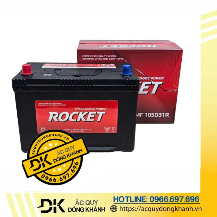 Ắc quy Rocket SMF 105D31R 12V 94AH