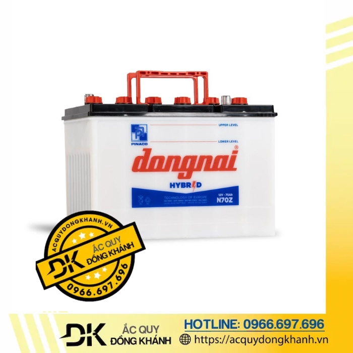 ​​​​​​​Ắc quy Đồng Nai 12V-75AH N75/N70Z