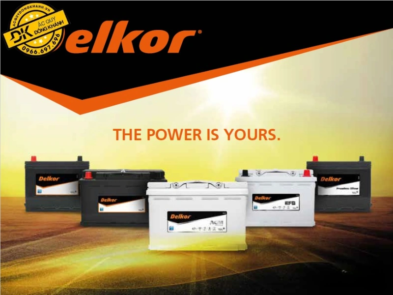 phân loại bình ắc quy delkor
