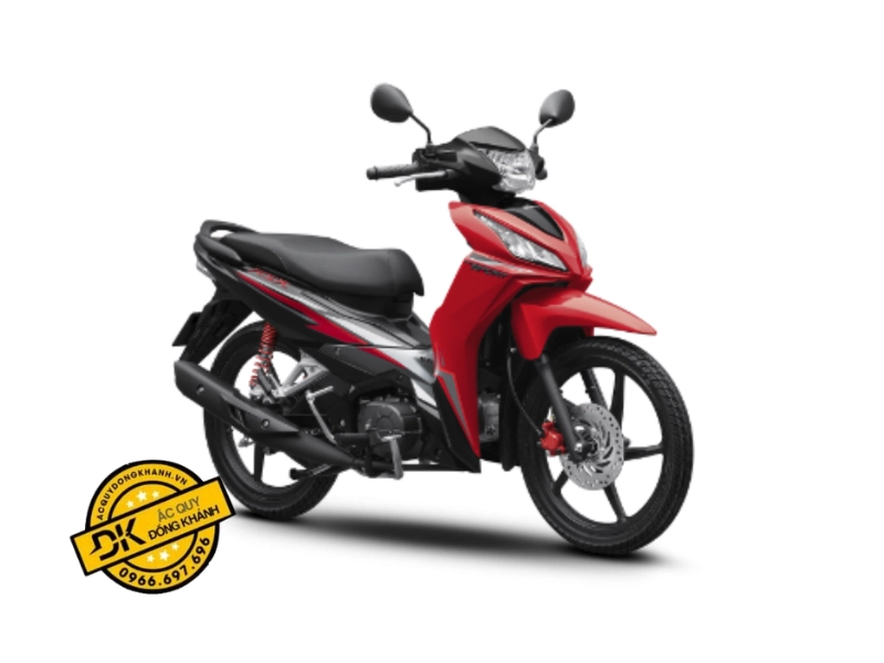 Bình ắc quy xe Wave RSX được đặt ở vị trí dưới yên xe