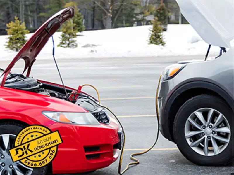 Hướng dẫn kích đề xe ô tô bằng dây câu bình