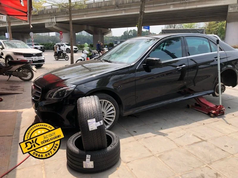 đố lốp xe mercedes - benz e250
