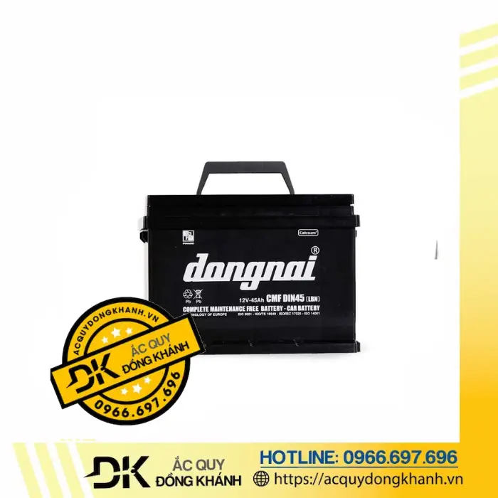 Ứng dụng và ưu điểm vượt trội của bình Đồng Nai CMF DIN45 12V 45Ah