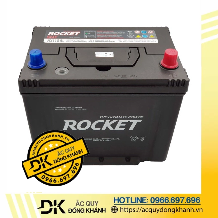 Ắc Quy Rocket 70Ah 12V SMF NX110-5L