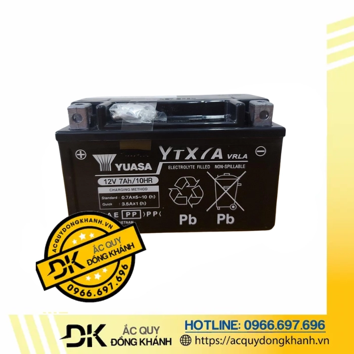Ắc Quy GS 12V 7Ah YTX7A 