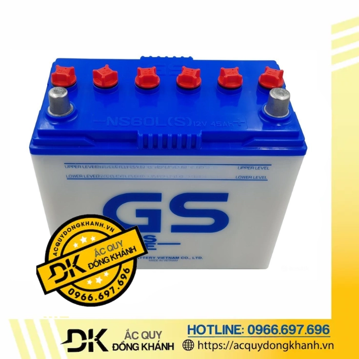 Ắc Quy GS NS60LS 12V 45Ah