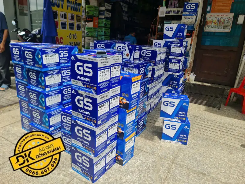 Mua ắc quy GS LN4 DIN80L 12V 80Ah chính hãng ở đâu?