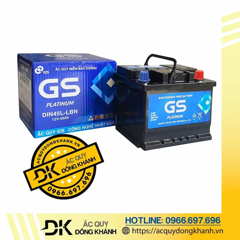 Bình acquy GS MF DIN45L LBN 12V 45Ah là gì?