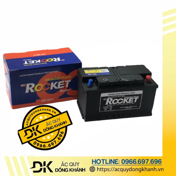 Ắc Quy ROCKET SMF 58014 12V 80AH