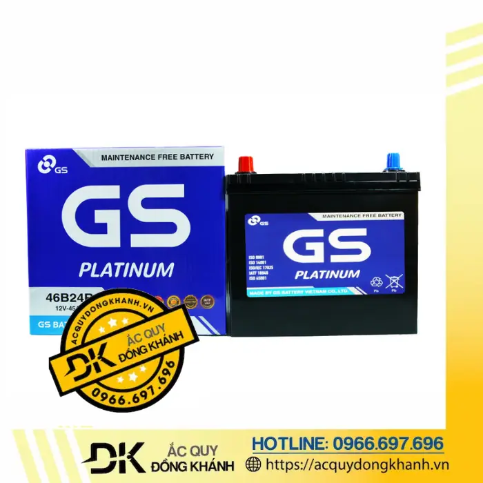 Xe nào phù hợp với ắc quy GS MF 46B24R 12V 45Ah ?