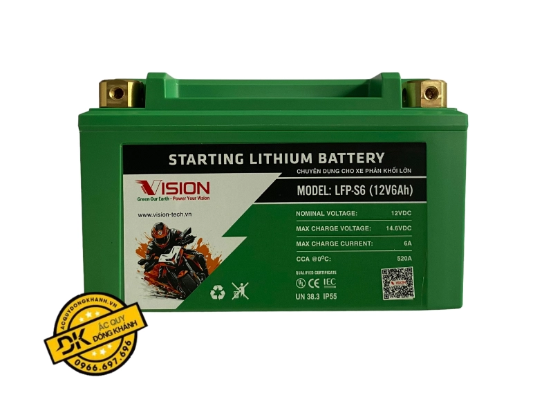Tham khảo một số loại ắc quy lithium phổ biến trên thị trường