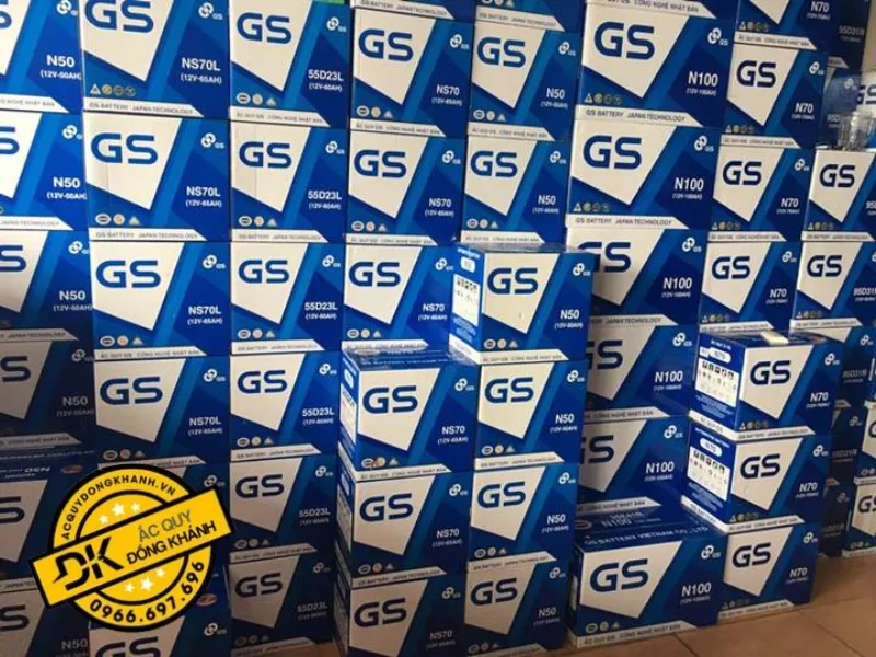 Ắc Quy GS 12V 70Ah N70 