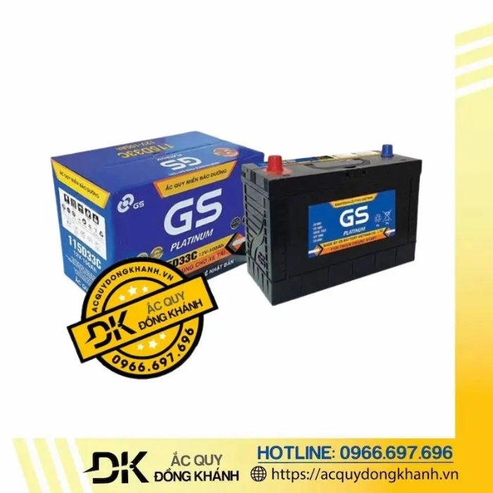 Ắc quy GS là một trong những thương hiệu ắc quy phổ biến nhất thị trường
