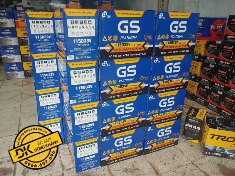 Chính sách bảo hành và dịch vụ khi mua ắc quy GS