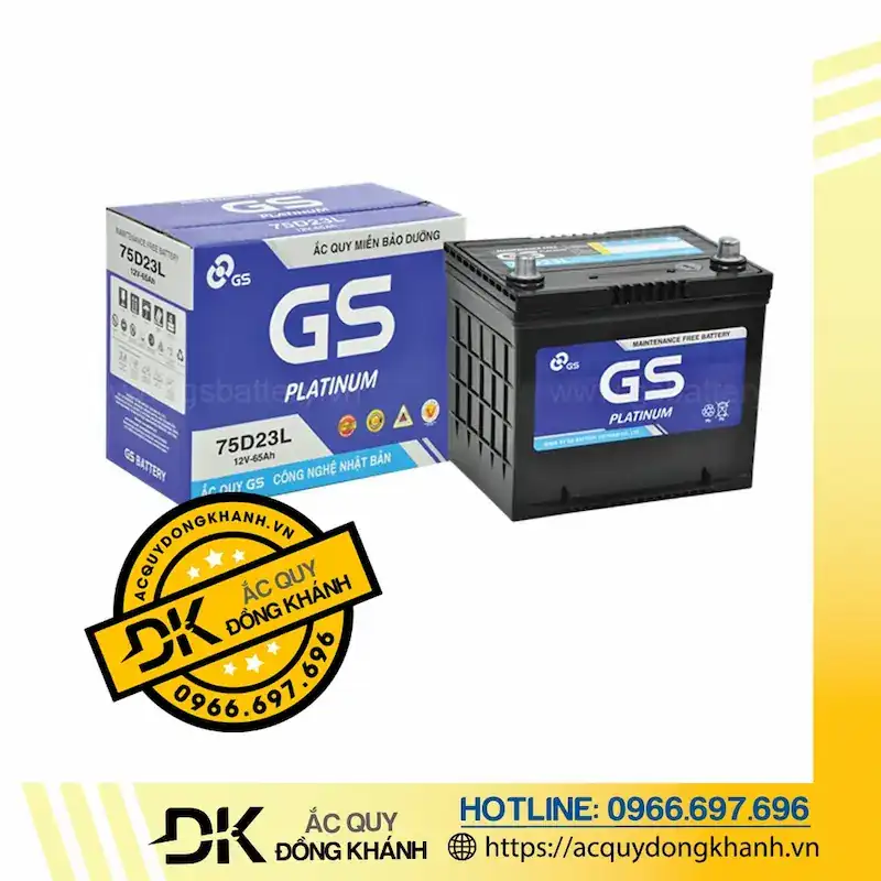 Các dòng xe tương thích với GS 65Ah 12V MF 75D23L