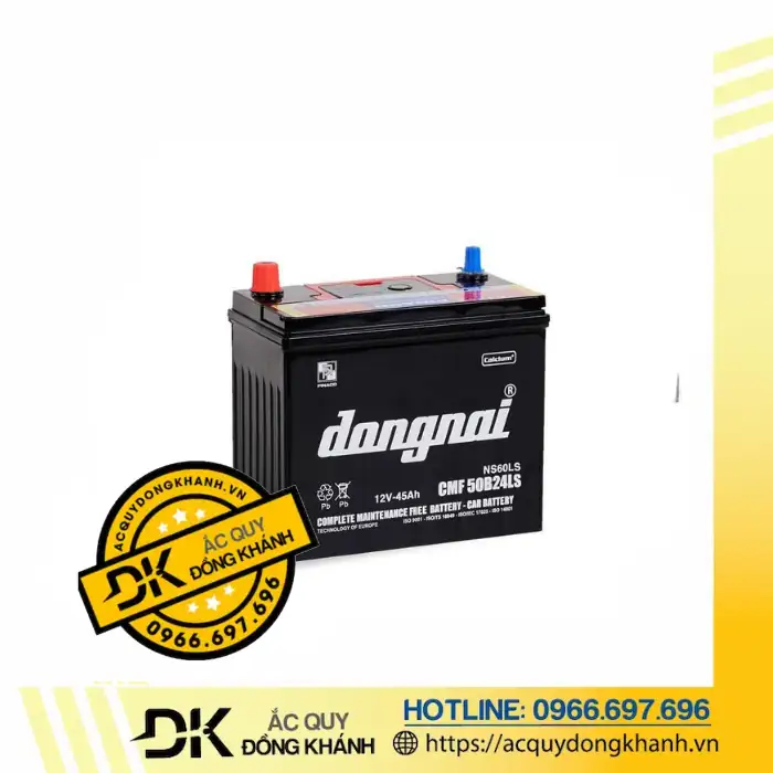 Một số ưu điểm nổi bật của ắc quy Đông Nai CMF 50B24LS 12V 45Ah 