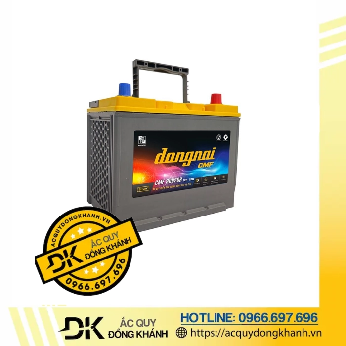 Ắc Quy Đồng Nai 12V 70AH CMF 80D26R